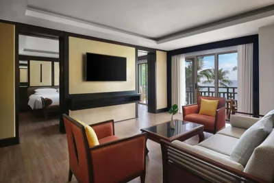 Suite Oceano con una camera da letto, balcone e vista mare — Phuket Marriott Resort & Spa, Merlin Beach